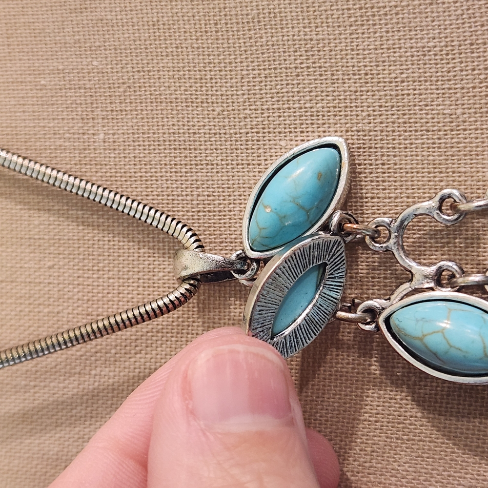 Turquoise Statement Necklace By PREMIER DESIGNS - Picture 10 of 11